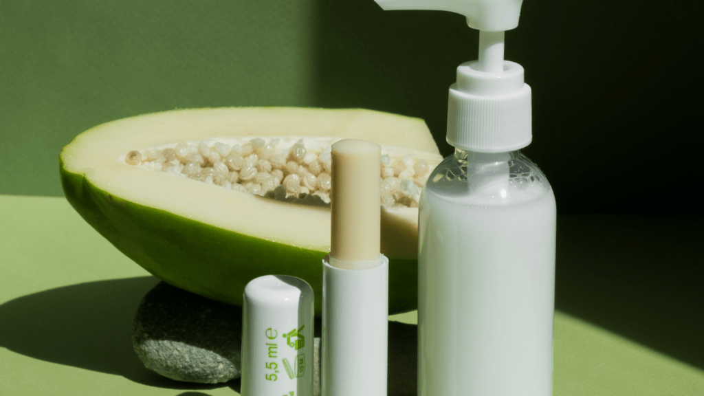 Organic beauty products 