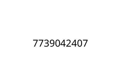 7739042407
