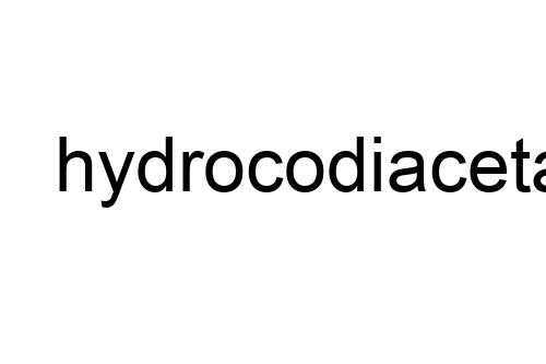 hydrocodiacetam