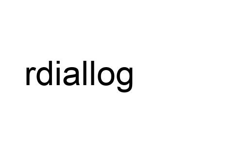 rdiallog
