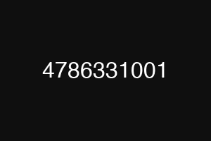 4786331001