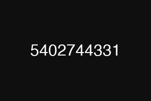 5402744331