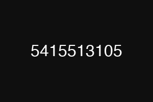 5415513105