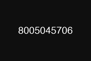8005045706