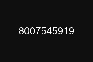 8007545919