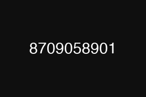 8709058901
