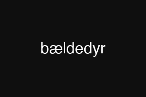 bældedyr