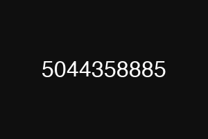 5044358885