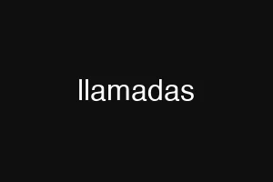 llamadas